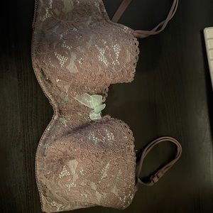 B Tempted Lace Blue Bra 36DD